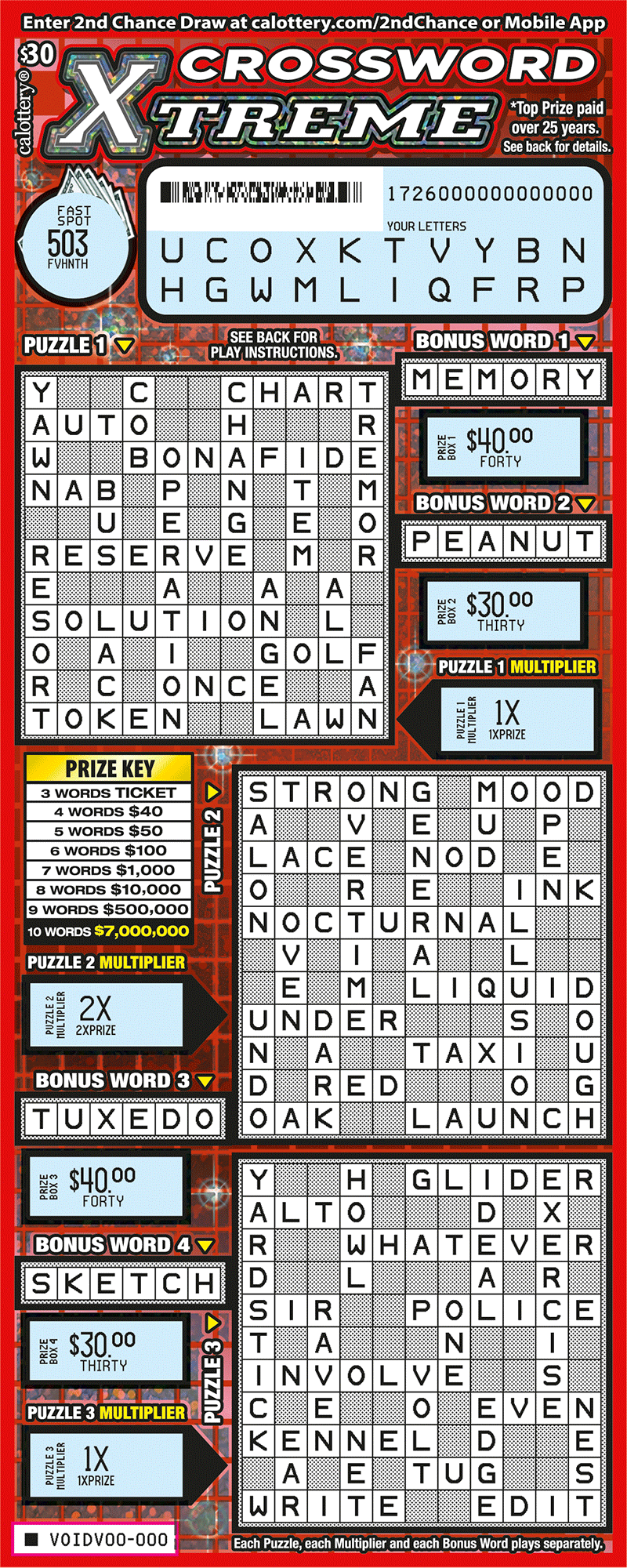 1726 30 crossword xtreme