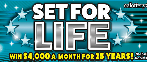 SET FOR LIFE scratch-off ticket