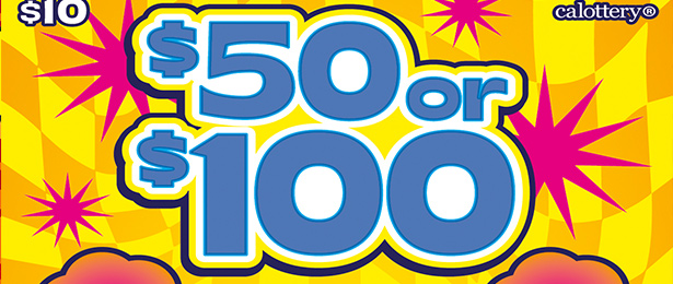 $50 OR $100 scratch-off ticket