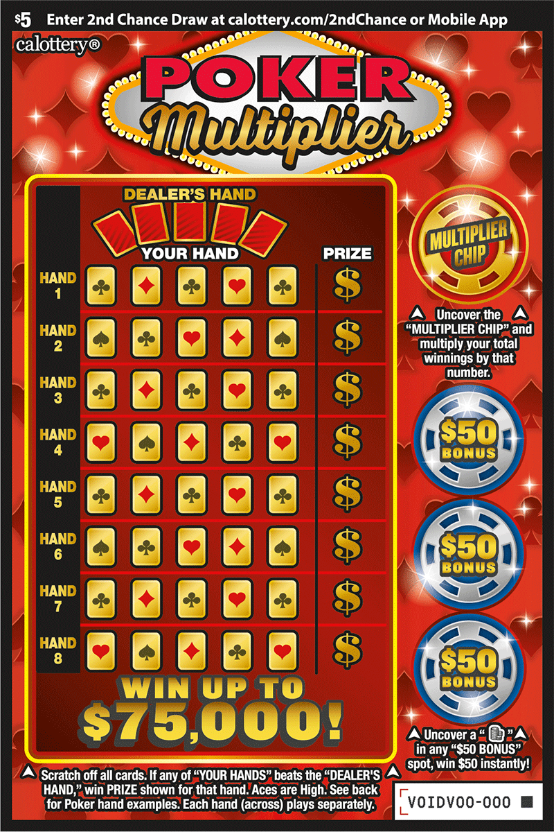 1747 5 poker multiplier